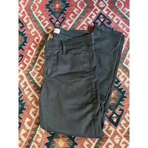 Calvin Klein - Work Ankle Suede Jean Dark Gray